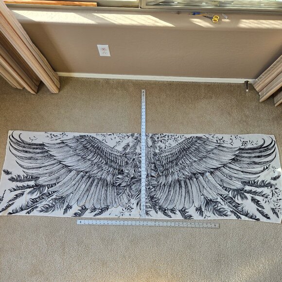 Accessories - Bird Feathers Angel Wings Lightweight Scarf